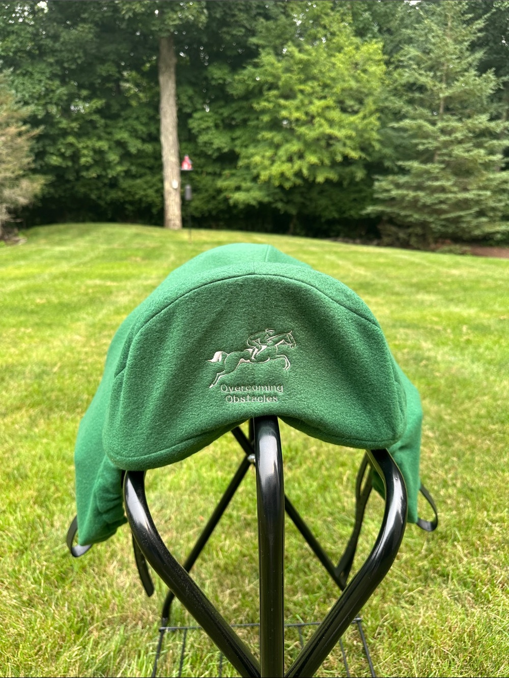 Overcoming obstacles saddle cover